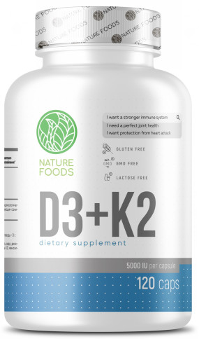 Vitamin D3+K2 Витаминно-минеральные комплексы, Vitamin D3+K2 - Vitamin D3+K2 Витаминно-минеральные комплексы