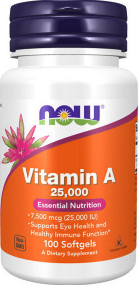 Vitamin A 25,000 IU Отдельные витамины, Vitamin A 25,000 IU - Vitamin A 25,000 IU Отдельные витамины