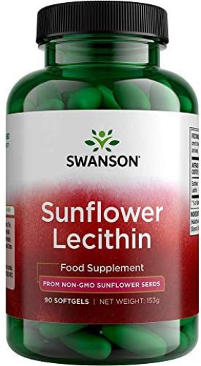 Sunflower Lecithin 1,200 mg Жирные кислоты, Sunflower Lecithin 1,200 mg - Sunflower Lecithin 1,200 mg Жирные кислоты