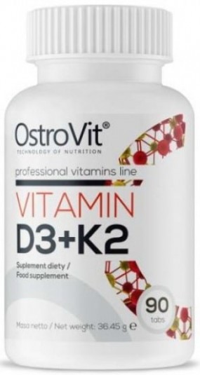 Vitamin D3+K2 Витамины и минералы, Vitamin D3+K2 - Vitamin D3+K2 Витамины и минералы