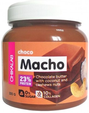 Шоколадная паста с кокосом и кешью CHOCO MACHO Заменители пищи, Шоколадная паста с кокосом и кешью CHOCO MACHO - Шоколадная паста с кокосом и кешью CHOCO MACHO Заменители пищи