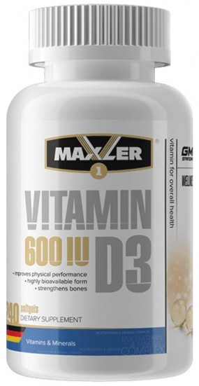 Vitamin D3 600 IU Отдельные витамины, Vitamin D3 600 IU - Vitamin D3 600 IU Отдельные витамины