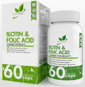 Biotin & Folic acid Отдельные витамины, Biotin & Folic acid - Biotin & Folic acid Отдельные витамины