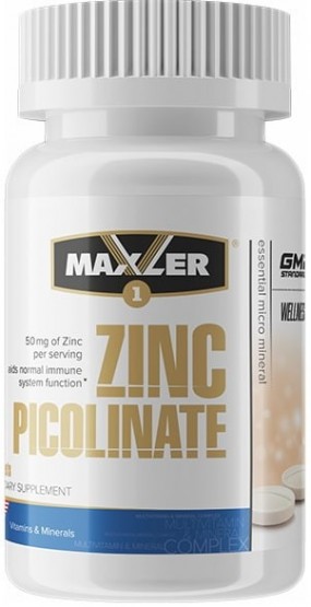 Zinc Picolinate 50 mg Цинк (ZMA), Zinc Picolinate 50 mg - Zinc Picolinate 50 mg Цинк (ZMA)