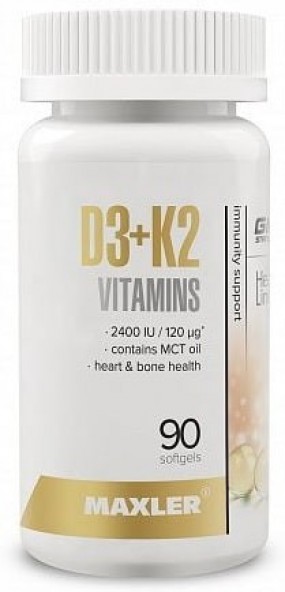 D3+K2 Vitamins Витамины и минералы, D3+K2 Vitamins - D3+K2 Vitamins Витамины и минералы