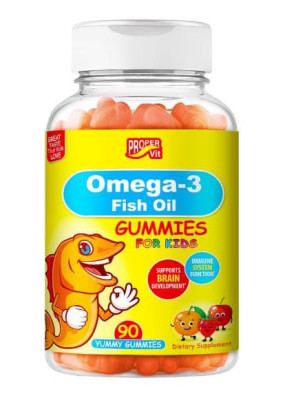 Omega 3 Fish Oil 90 Gummies for Kids Жирные кислоты, Omega 3 Fish Oil 90 Gummies for Kids - Omega 3 Fish Oil 90 Gummies for Kids Жирные кислоты