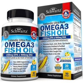 Omega 3 Fish Oil 1200 mg Жирные кислоты, Omega 3 Fish Oil 1200 mg - Omega 3 Fish Oil 1200 mg Жирные кислоты