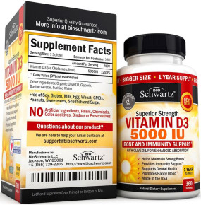 Vitamin D3 5000 IU Отдельные витамины, Vitamin D3 5000 IU - Vitamin D3 5000 IU Отдельные витамины