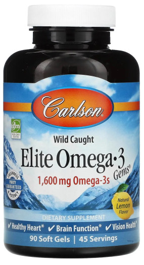 Elite Omega-3 1600 mg Жирные кислоты, Elite Omega-3 1600 mg - Elite Omega-3 1600 mg Жирные кислоты