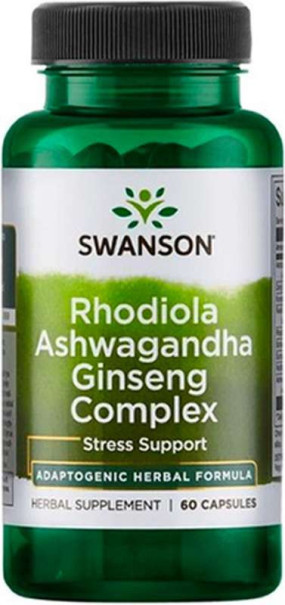 Rhodiola, Ashwagandha, Ginseng Complex Витамины для нервной системы, Rhodiola, Ashwagandha, Ginseng Complex - Rhodiola, Ashwagandha, Ginseng Complex Витамины для нервной системы