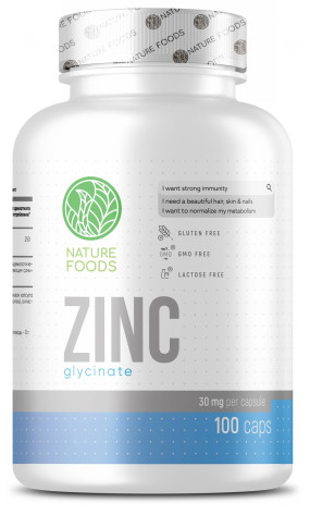 Zinc Glycinate 30 mg Отдельные витамины, Zinc Glycinate 30 mg - Zinc Glycinate 30 mg Отдельные витамины