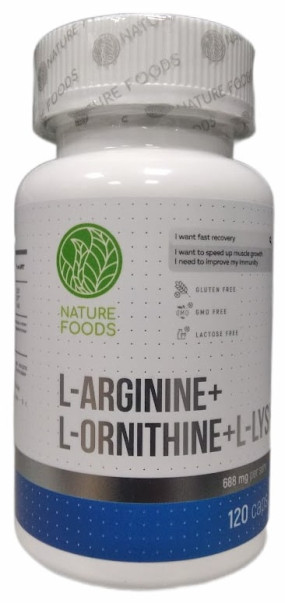 Arginine+Ornitine+Lysine Другие аминокислоты, Arginine+Ornitine+Lysine - Arginine+Ornitine+Lysine Другие аминокислоты