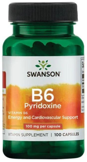 Vitamin B6 Pyridoxine 100 mg Отдельные витамины, Vitamin B6 Pyridoxine 100 mg - Vitamin B6 Pyridoxine 100 mg Отдельные витамины