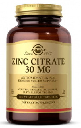 Zinc Citrate 30 mg Цинк, Zinc Citrate 30 mg - Zinc Citrate 30 mg Цинк