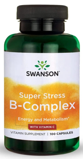 Super Stress B-Complex with Vitamin C Витамины группы B, Super Stress B-Complex with Vitamin C - Super Stress B-Complex with Vitamin C Витамины группы B