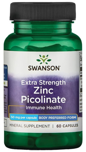 Extra Strength Zinc Picolinate 50 mg Цинк, Extra Strength Zinc Picolinate 50 mg - Extra Strength Zinc Picolinate 50 mg Цинк