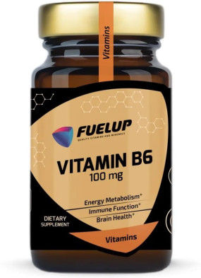 FuelUp Vitamin B6 100 mg Витамины группы B, FuelUp Vitamin B6 100 mg - FuelUp Vitamin B6 100 mg Витамины группы B