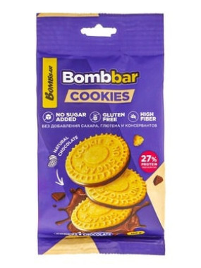 BOMBBAR Cookies Протеиновые батончики, BOMBBAR Cookies - BOMBBAR Cookies Протеиновые батончики