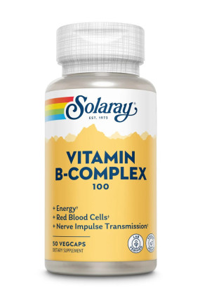 Solaray Vitamin B-Complex 100 Витамины группы B, Solaray Vitamin B-Complex 100 - Solaray Vitamin B-Complex 100 Витамины группы B
