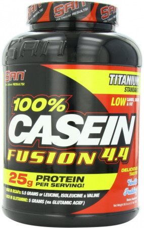 100% Casein Fusion Казеиновый, яичный, соевый, говяжий протеин, 100% Casein Fusion - 100% Casein Fusion Казеиновый, яичный, соевый, говяжий протеин