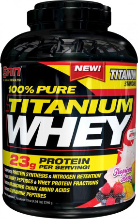 100% Pure Titanium Whey Сывороточные протеины, 100% Pure Titanium Whey - 100% Pure Titanium Whey Сывороточные протеины